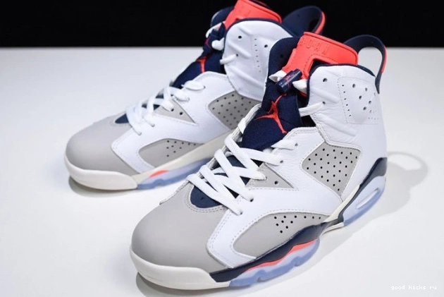 Cheap 23-Neutral Air White Retro Grey-Sail Infrared Jordan 6 384664-104 Tinker 0709